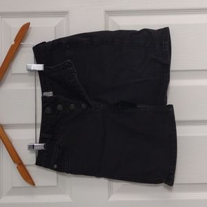 High Waisted Button Fly Shorts